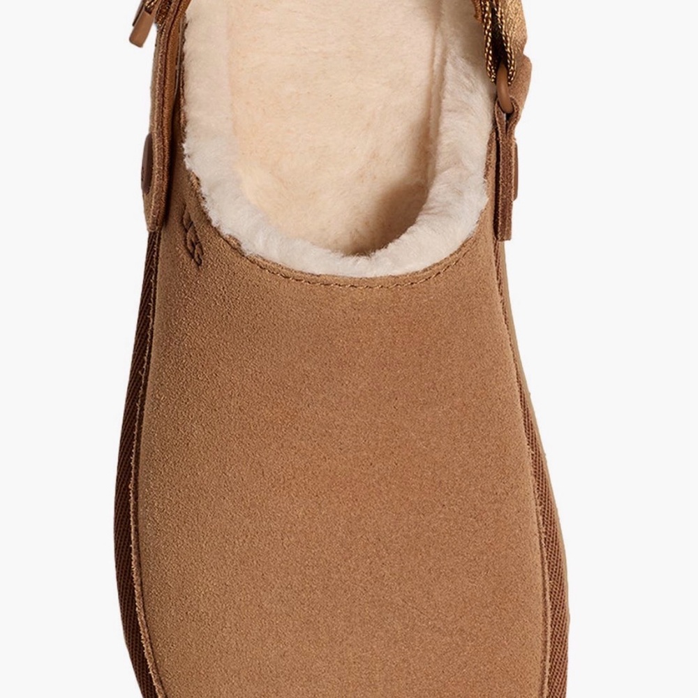 UGG Goldenstar Cozy Clog Chestnut Rubber Sole Mule size 9 NWT - Picture 6 of 8